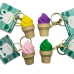 Ice cream keychain